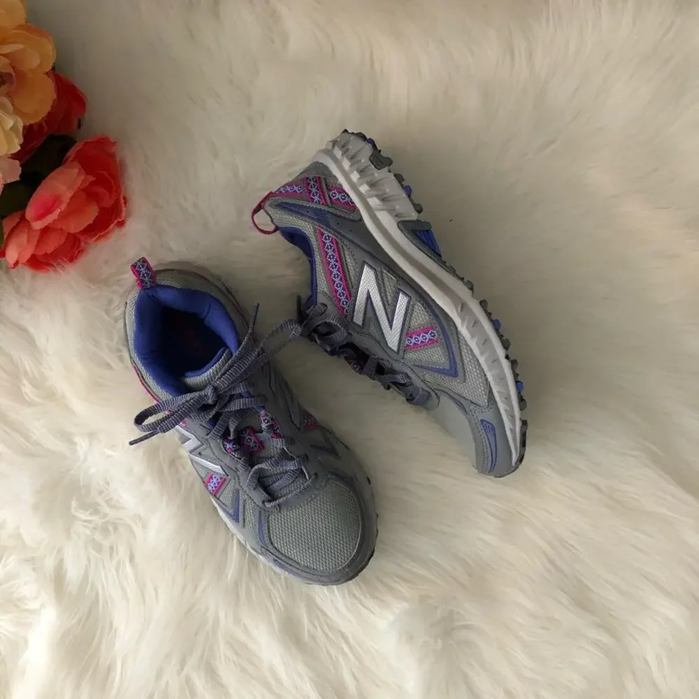 New Balance Grey & Pink Tennis Shoes